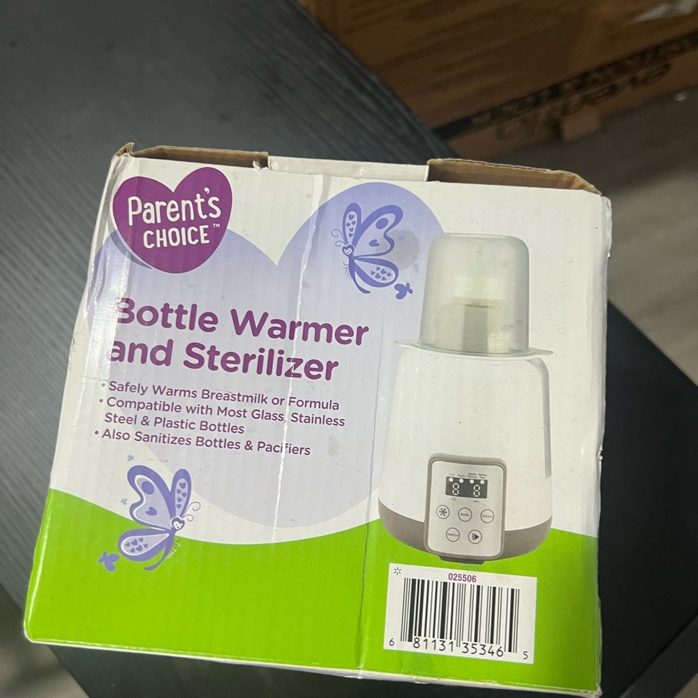 Parent's Choice Bottle Warmer and Sterilizer - White and Gray